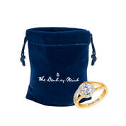 Personalized Genuine Birthstone & Diamond Swirl Ring 11760 0049 g giftpouch