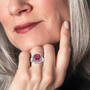 Big, Bold & Beautiful 13-Carat Birthstone Ring, Big Bold Beautiful 13 Carat Birthstone Ring 12248 0015 n model