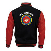 The Personalized US Marines Varsity Jacket 10263 0043 b back