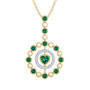 Love Embrace Birthstone Diamond Necklace 6928 0014 e may