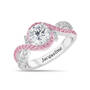 True Beauty Birthstone & Diamonisse Ring, Personalized True Beauty Birthstone Diamonisse Ring 11316 0014 j october