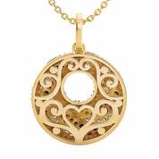 Chocolate Swirl Diamonisse Pendant 6314 001 6 2