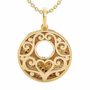 Chocolate Swirl Diamonisse Pendant 6314 001 6 2