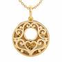 Chocolate Swirl Diamonisse Pendant, Chocolate Swirl Diamonisse Pendant 6314 001 6 2
