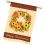 Seasonal Sensations Wreath Flags, Seasonal Sensations Wreath Flags 6657 0011 d November