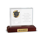 To The Man Youve Become Personalized Son Crystal Desk Clock 10196 0029 a main