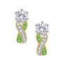 Birthstone Swirl Earrings, Birthstone Swirl Earrings 6503 0033 h august
