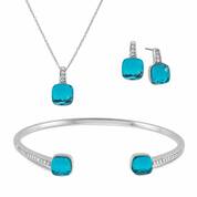 Everywhere Elegance Pendant Bangle  Earring Set 6247 001 8 1