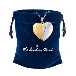 The Heart of Our Family Diamond Pendant 10838 0015 g gift pouch