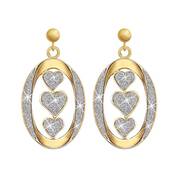 My Daughter I Love You Diamond Earrings 2965 005 8 1