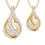 Loves Embrace Pearl Diamond Necklace 10126 0016 a main