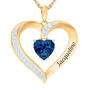 The Birthstone Heart Pendant 6015 0026 i september