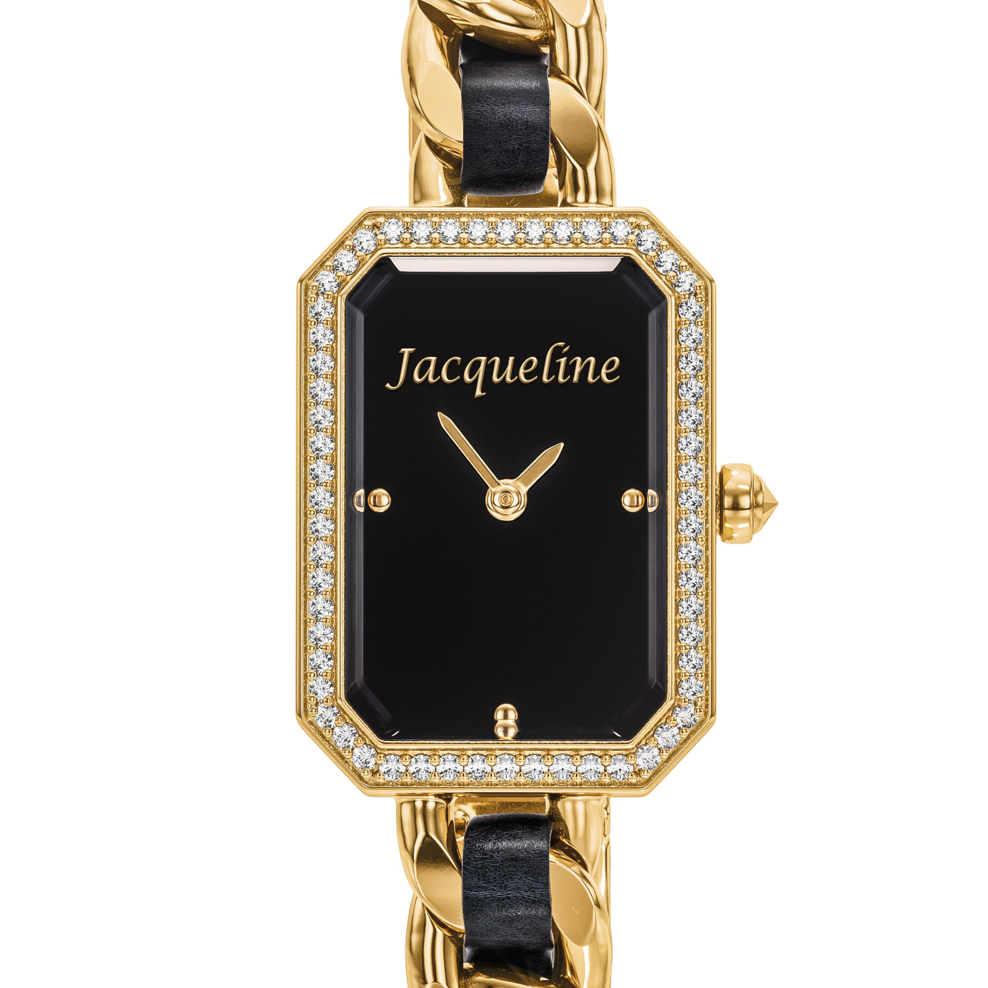 Personalized Black Gold Watch 10816 0011 b straight