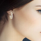Eternal Elegance Baguette Hoop Earrings 6715 0011 m model