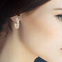 Eternal Elegance Baguette Hoop Earrings, Eternal Elegance Baguette Hoop Earrings 6715 0011 m model