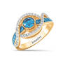 Birthstone Wave Ring 11175 0014 l december