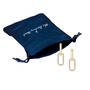 Dazzling Paperclip Earrings 11844 0031 m giftpouch