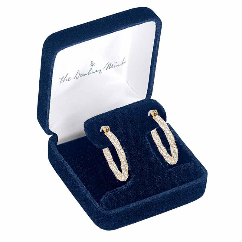Dazzling Diamond Swirl Hoops 6207 001 6 3