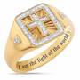 Light of the World Diamond Cross Ring 6692 001 8 1
