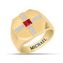 Holy Cross Mens Birthstone Diamond Ring 10700 0010 a main