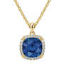 Sapphire Blue & Sensational Golden Pendant Collection, Sapphire Blue Sensational Golden Pendant Collection 12431 0012 b pendant
