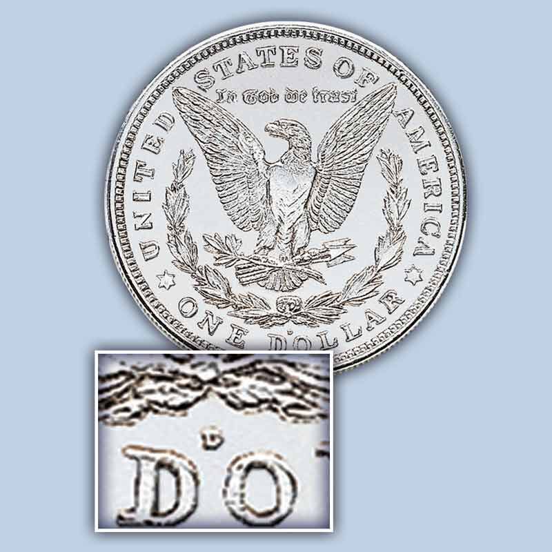 The Only Denver Mint Morgan Silver Dollar ODM c details