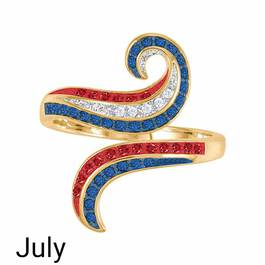 A Colorful Year Crystal Rings   Sizes 9 12 6115 004 1 6