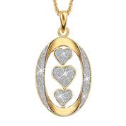 My Sister I Love You Diamond Pendant 1487 001 8 2