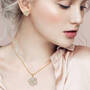 The Radiant Rose Pendant with FREE Matching Earrings 10755 0014 m model