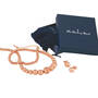 Cool in Copper Necklace with Free Matching Earrings 10293 0013 g gift pouch box