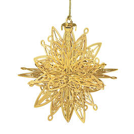 2021 Gold Christmas Ornament Collection 2798 0028 i snowflake