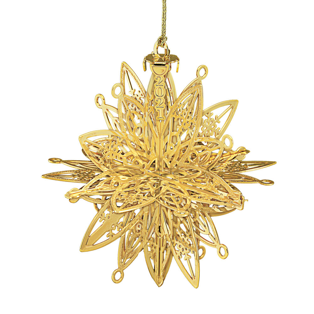 The 2021 Gold Christmas Ornament Collection
