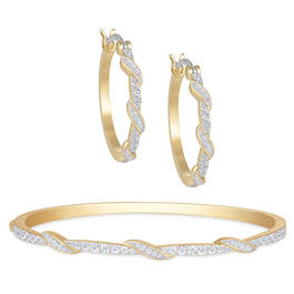 Birthstone Swirl Bracelet with FREE Earrings 11615 0012 d april