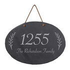 The Personalized Family Slate Address Sign 10607 0014 a main