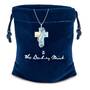 Shimmering Sea Crystal Cross Pendant 12133 0013 g giftpouch