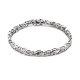 Diamond Kiss Sterling Silver Bracelet 11142 1624 a main