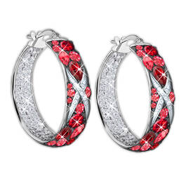 Birthstone Cluster Hoops 11647 0501 a main