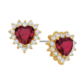 Perfectly Paired Heart Pendant and Earring Set 6574 0011 c earring