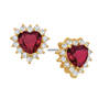 Perfectly Paired Heart Pendant and Earring Set 6574 0011 c earring