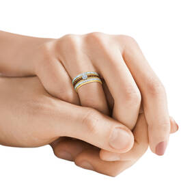 I Love You Always Personalized Diamond Ring Set 4792 0061 m model