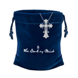 Divine Light Cross Necklace 10956 0011 g gift pouch