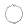 Sicilian Knot Silver Bracelet 12142 0012 a main