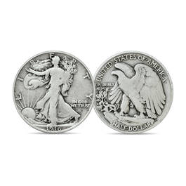 Walking Liberty Half Dollar First and Last Mint Mark Set 11793 0016 a main