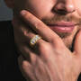 Personalized Diamond Birth Year Ring, Personalized Diamond Birth Year Ring 10737 0025 m model
