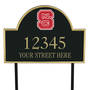 The College Personalized Address Plaque 5716 0384 b NC State