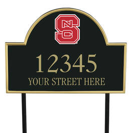 The College Personalized Address Plaque 5716 0384 b NC State
