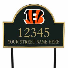 The NFL Personalized Address Plaque 5463 0355 c bengals