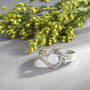 Mom Lab Grown Opal White Sapphire Ring 11142 0808 m lifestyle
