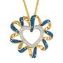 Birthstone Beauty Diamond Heart Pendant 2627 001 7 9