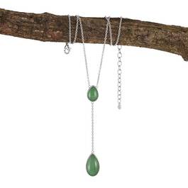 Spring Raindrops Green Aventurine Necklace 2639 001 3 3